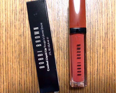 クラッシュド リキッド リップ 07 オートココア/BOBBI BROWN/口紅を使ったクチコミ（1枚目）