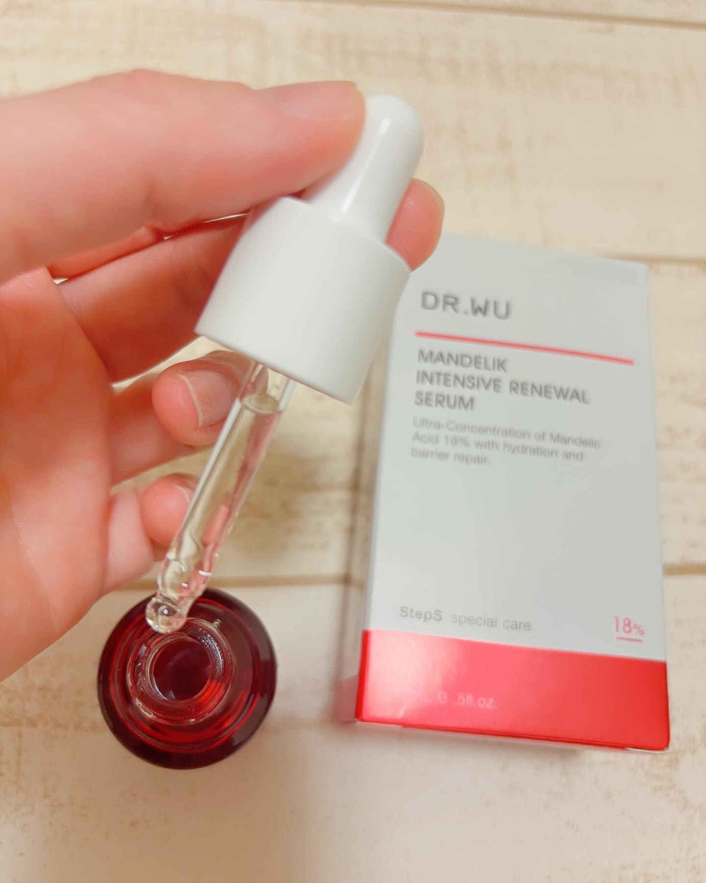 マンデリック インテンシブ 18%セラム/DR.WU/美容液を使ったクチコミ（3枚目）