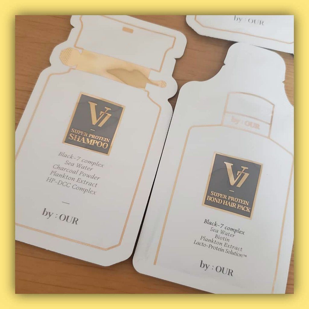 V7 スーパープロテイン ボンドヘアパック/by : OUR/ヘアマスク・ヘアパックを使ったクチコミ（2枚目）