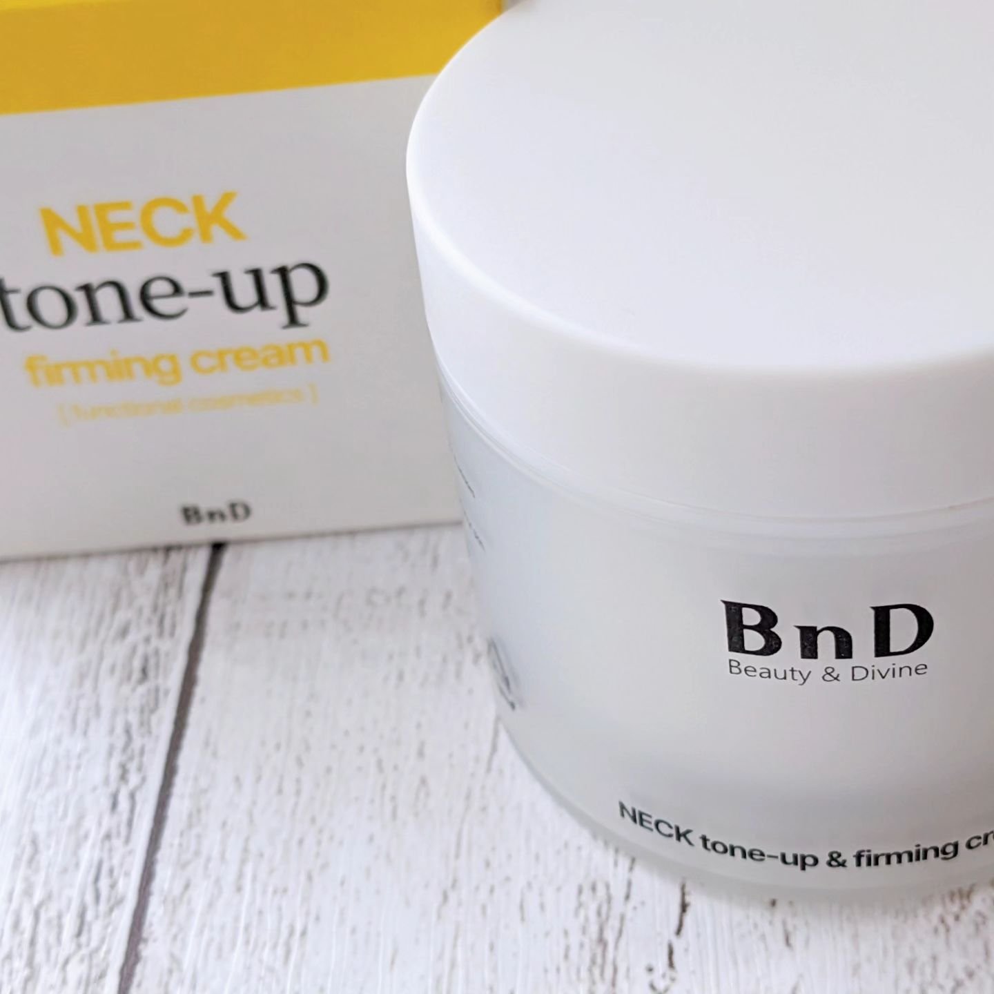 BnD ネックアイロン トーンアップ クリーム/BnD/ネック・デコルテケアを使ったクチコミ（1枚目）