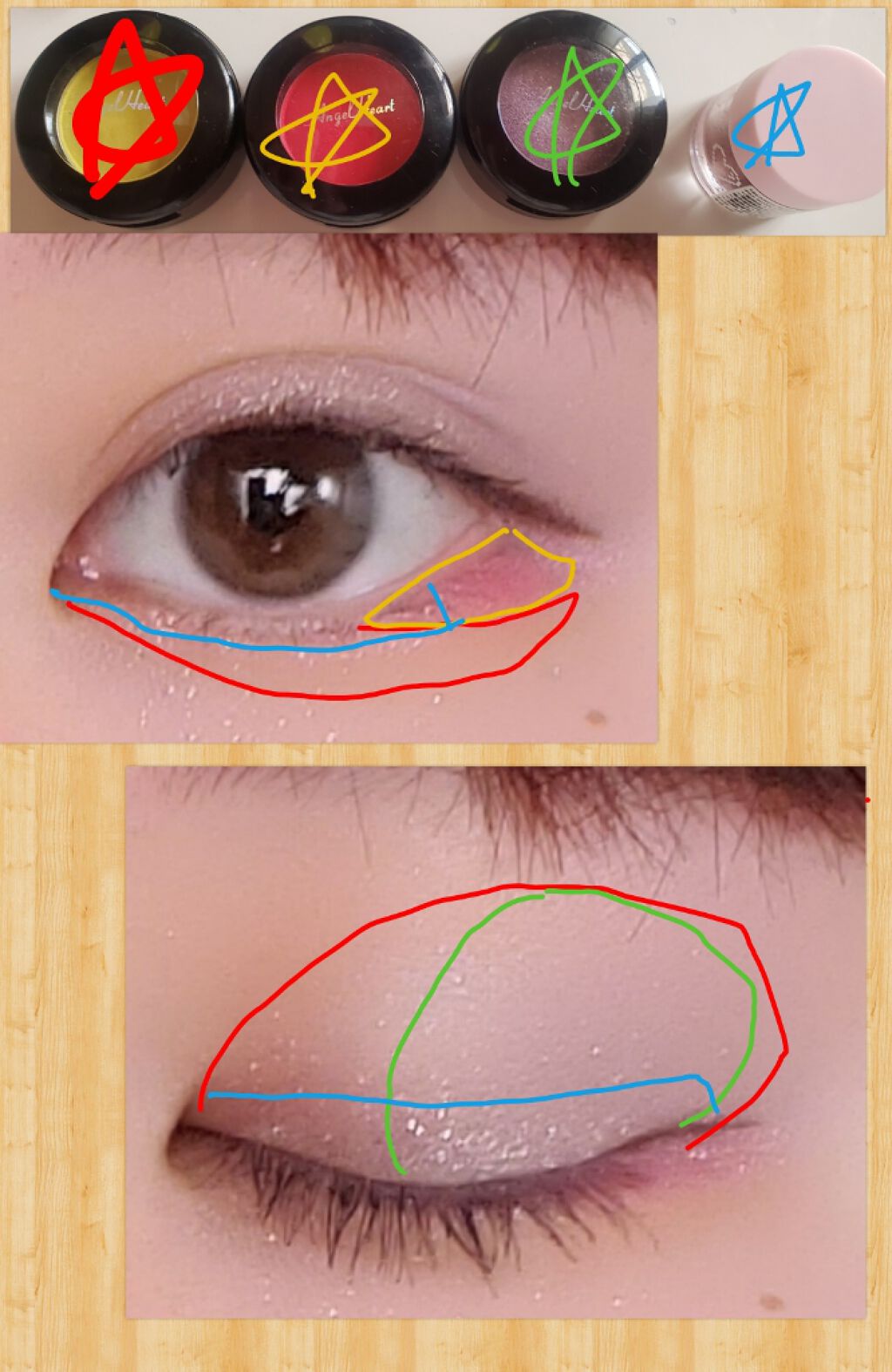 エンジェル ハート アイカラーズ 10 レッド/エンジェルハート/単色アイシャドウを使ったクチコミ（1枚目）
