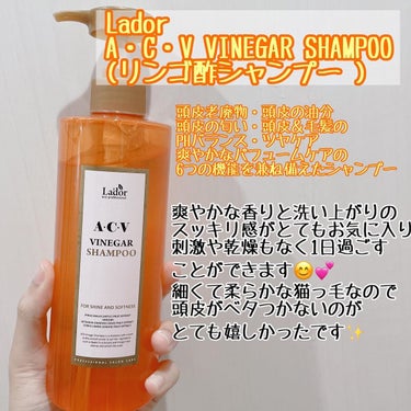 ACV VINEGAR HAIR CAP /La'dor/アウトバストリートメントを使ったクチコミ（2枚目）