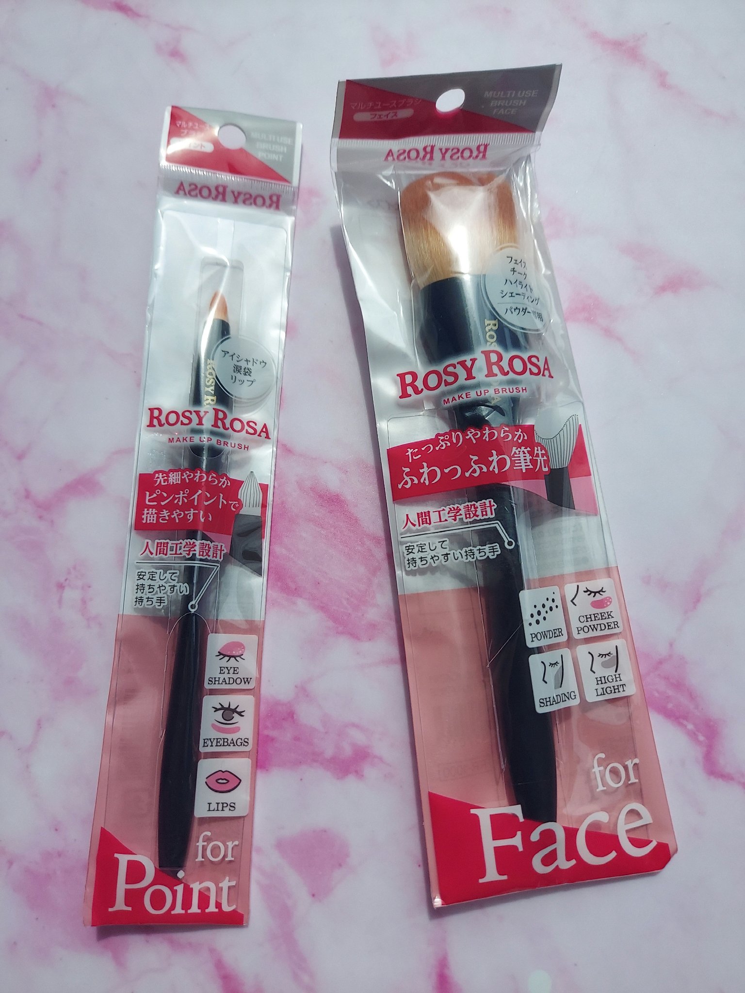 マルチユースブラシ〈フェイス〉/ロージーローザ/メイクブラシを使ったクチコミ（1枚目）
