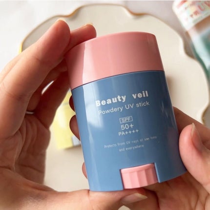 パウダリーUVスティック/Beauty veil/日焼け止めスティックを使ったクチコミ(4枚目)