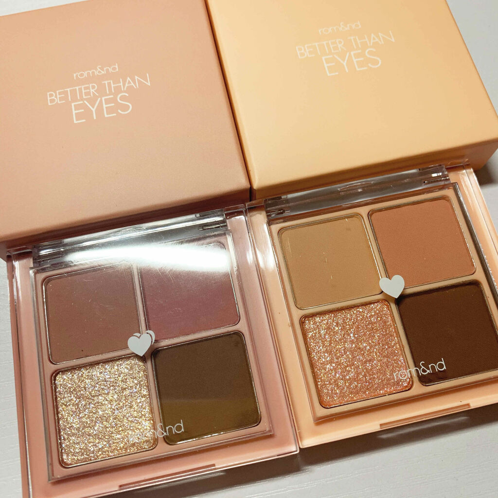 ベターザンアイズ/rom&nd/アイシャドウパレットを使ったクチコミ（1枚目）