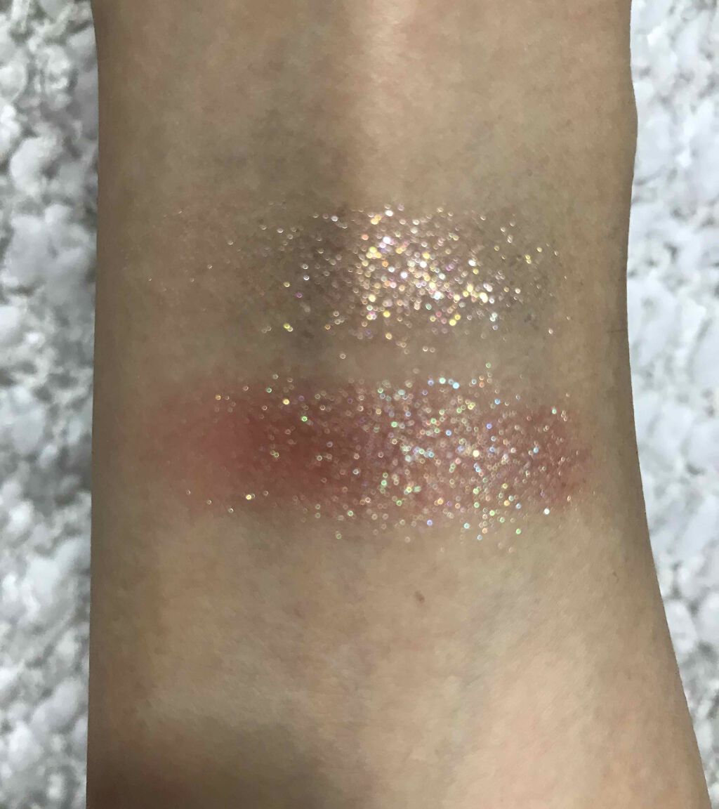 グリッター シャドウ カラー/rom&nd/グリッターを使ったクチコミ（2枚目）