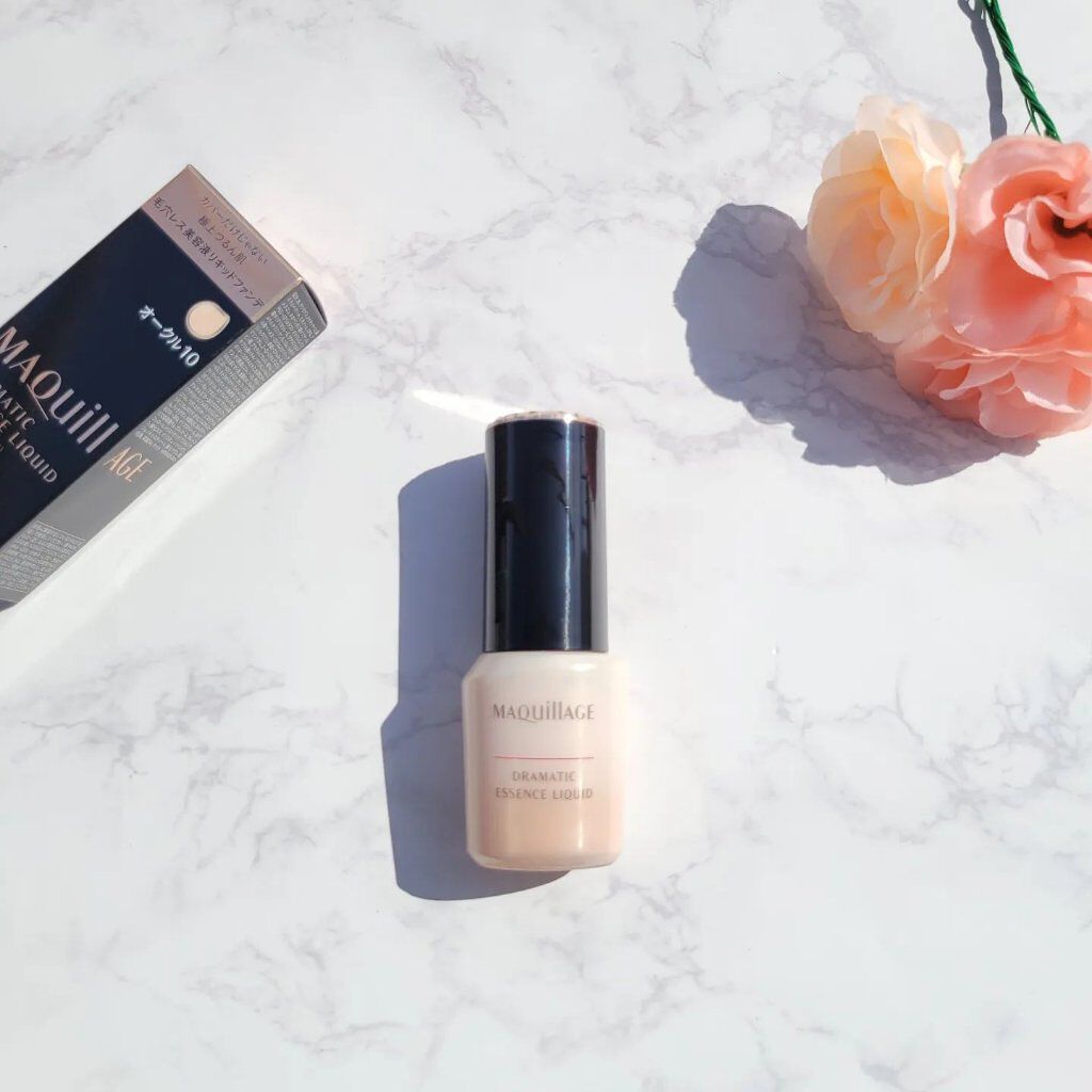 ドラマティックエッセンスリキッド/マキアージュ/リキッドファンデーションを使ったクチコミ（2枚目）