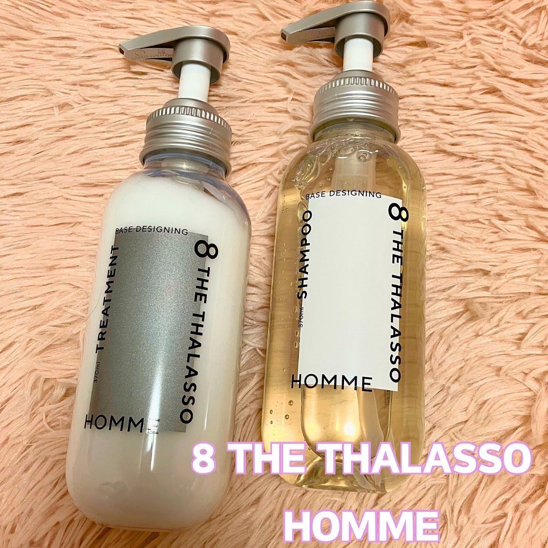 エイトザタラソ オム ベースデザイニング シャンプー／ヘアトリートメント シャンプー本体（370mL）/エイトザタラソ/市販シャンプーを使ったクチコミ（1枚目）