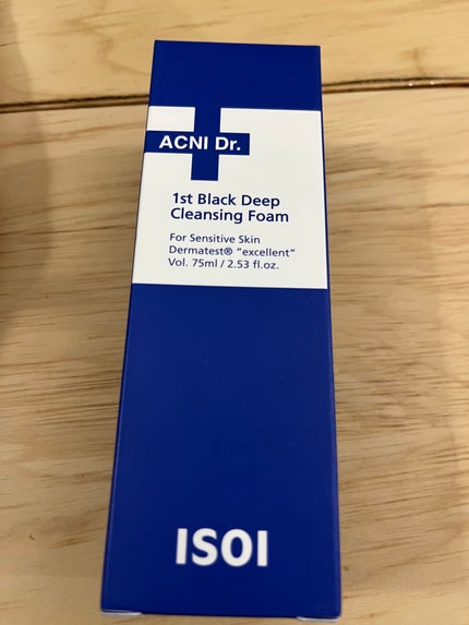 ACNI Dr. 1st Black Deep Clensing Foam/ISOI/洗顔フォームを使ったクチコミ(1枚目)