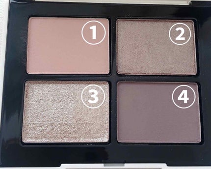 クワッドアイシャドー/NARS/アイシャドウパレットを使ったクチコミ(2枚目)