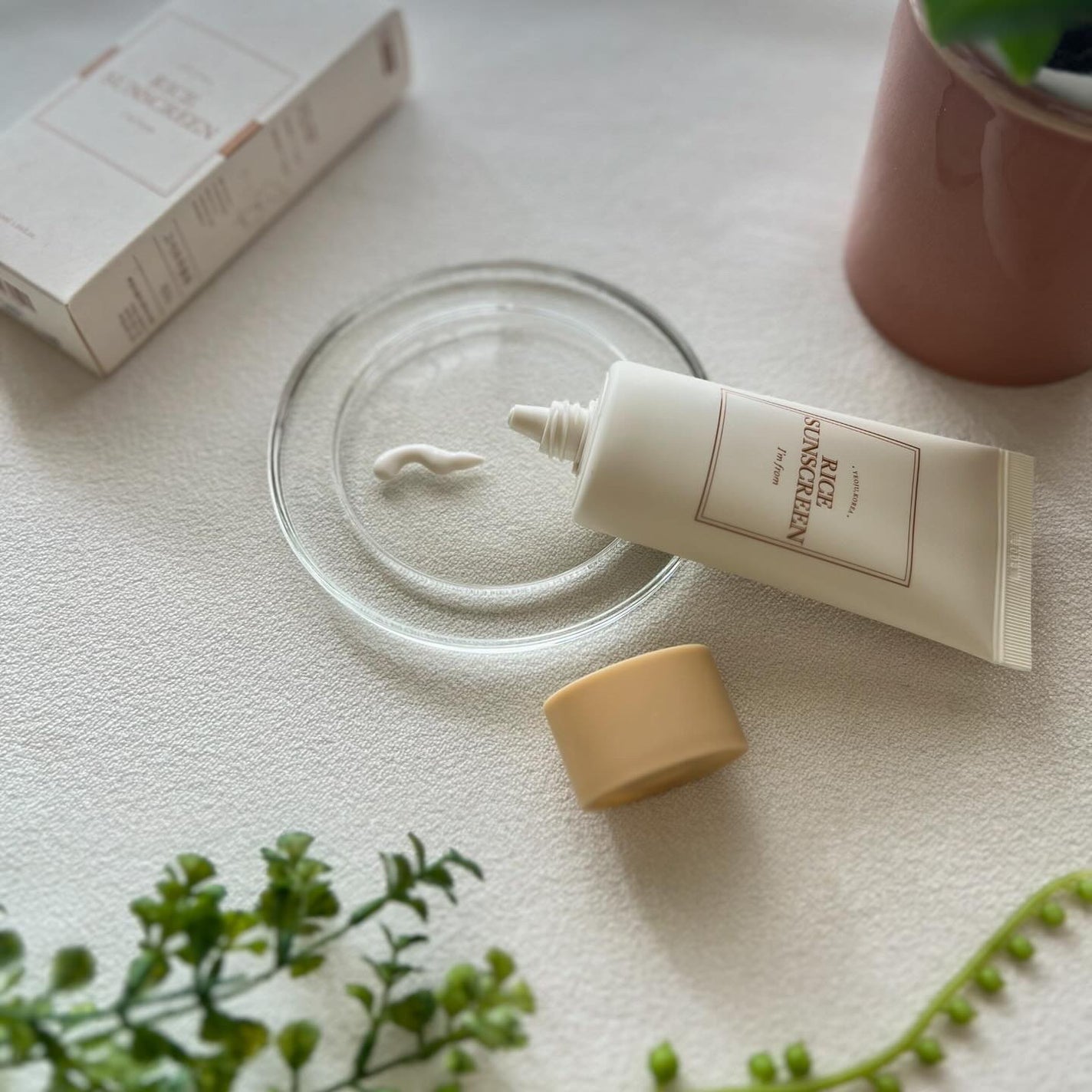 ライスサンスクリーン/I'm from/日焼け止めクリームを使ったクチコミ(2枚目)