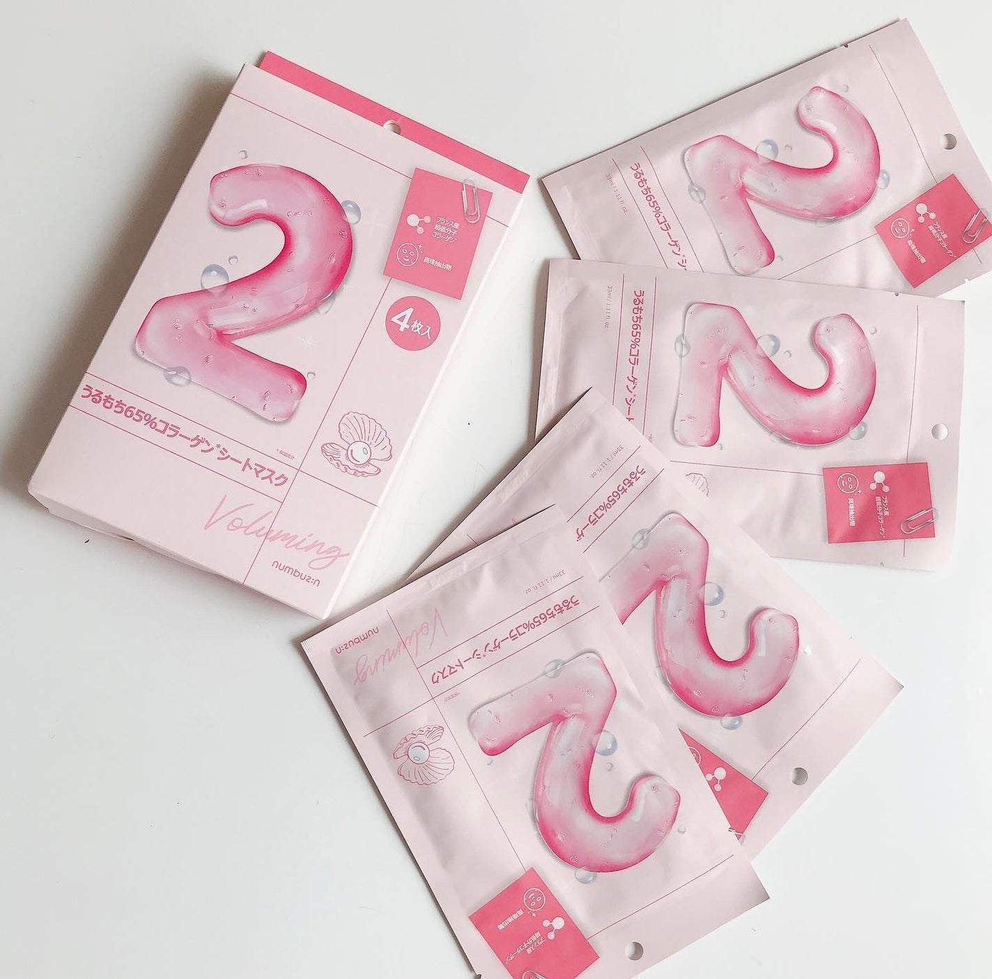 2番 うるもち65%コラーゲンシートマスク/numbuzin/シートマスク・パックを使ったクチコミ(1枚目)