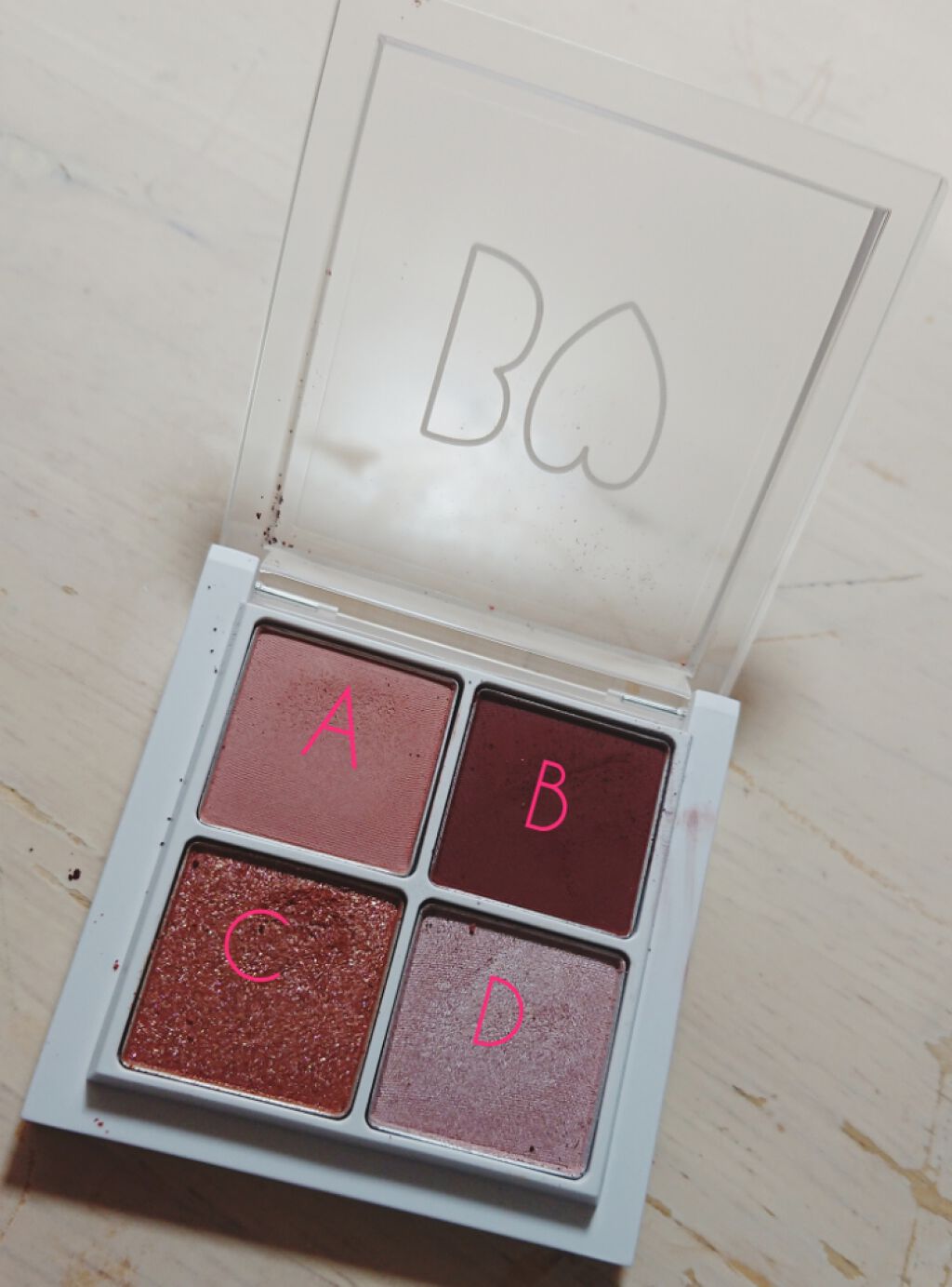 THE アイパレR/b idol/アイシャドウパレットを使ったクチコミ(2枚目)