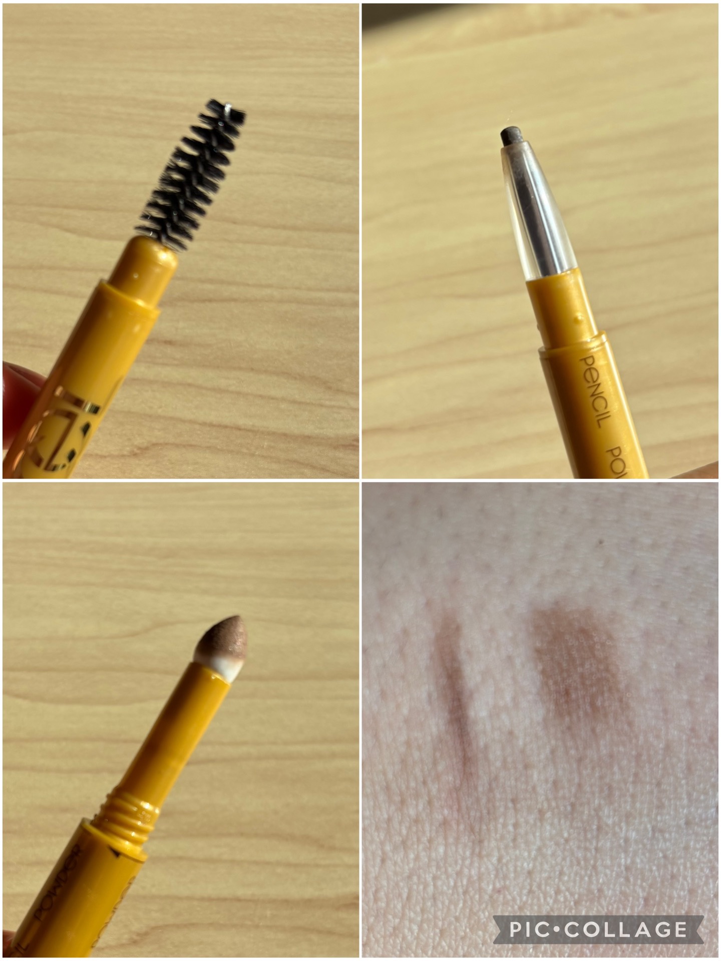 パウダー＆ペンシル　アイブロウＥＸ PD01 ナチュラルブラウン/excel/アイブロウペンシルを使ったクチコミ（2枚目）