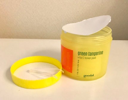 グリーンタンジェリン ビタCダークスポットケアパッド/goodal/トナーパッドを使ったクチコミ(1枚目)