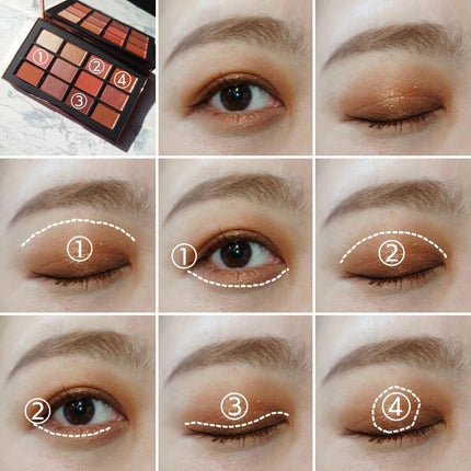 アフターグロー イリジスタブル アイシャドーパレット/NARS/アイシャドウパレットを使ったクチコミ(4枚目)