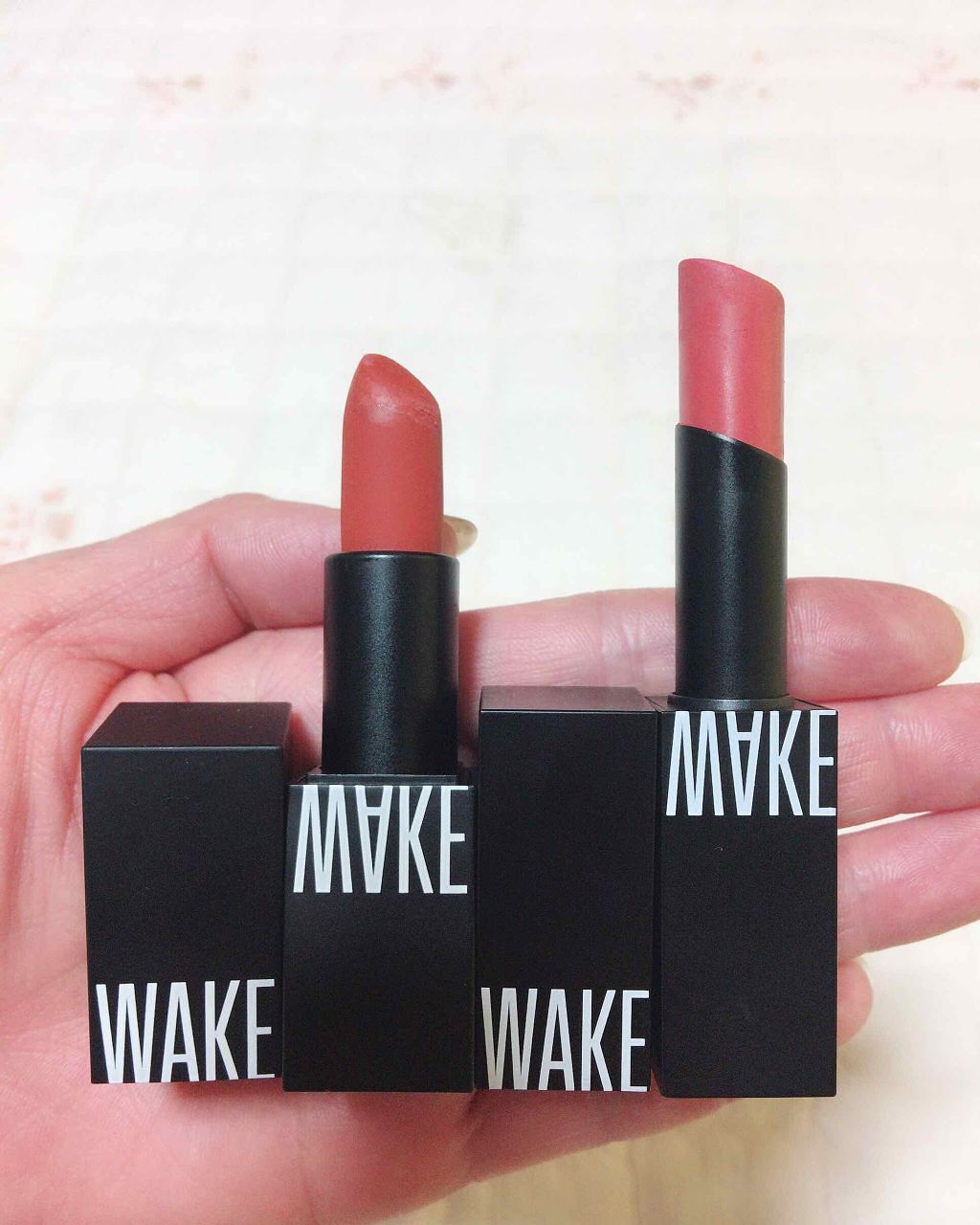ルージュガンゼロエアー/wakemake/口紅を使ったクチコミ（1枚目）