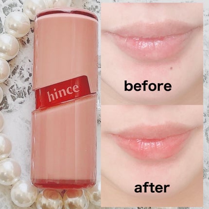 ロウグロウジェルティント/hince/リップティントを使ったクチコミ(5枚目)