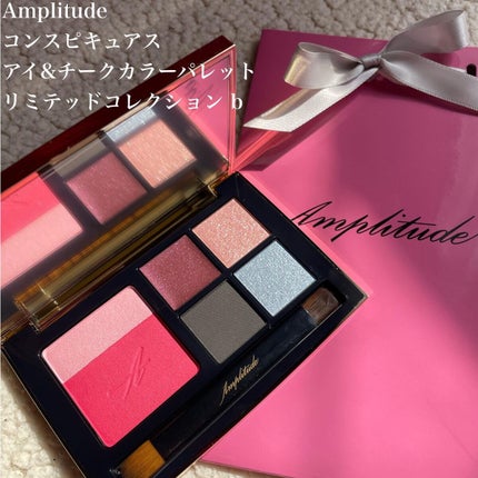 コンスピキュアス アイ&チークカラーパレット リミテッドコレクション b/Amplitude/アイシャドウパレットを使ったクチコミ(2枚目)