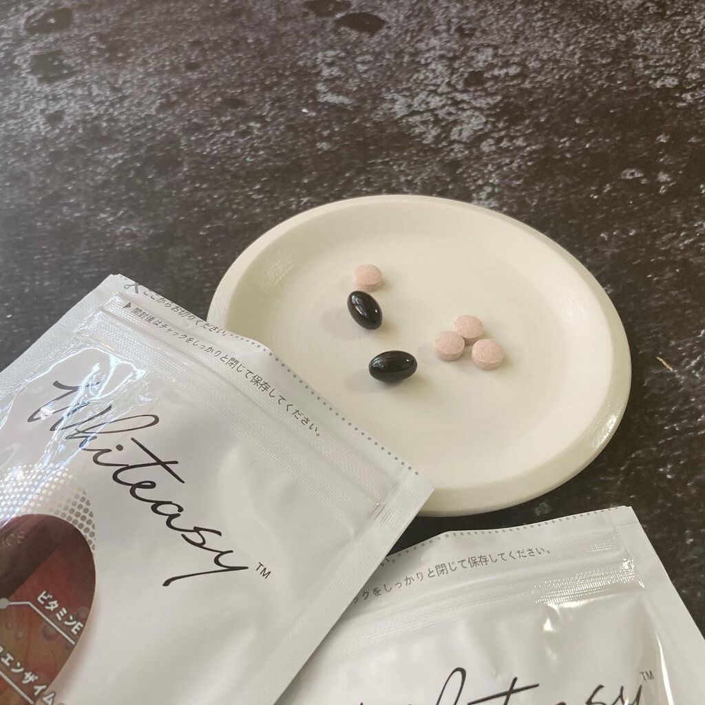 Whiteasy L-シスチン・ビタミンE含有加工食品/Whiteasy/美容サプリメントを使ったクチコミ（3枚目）