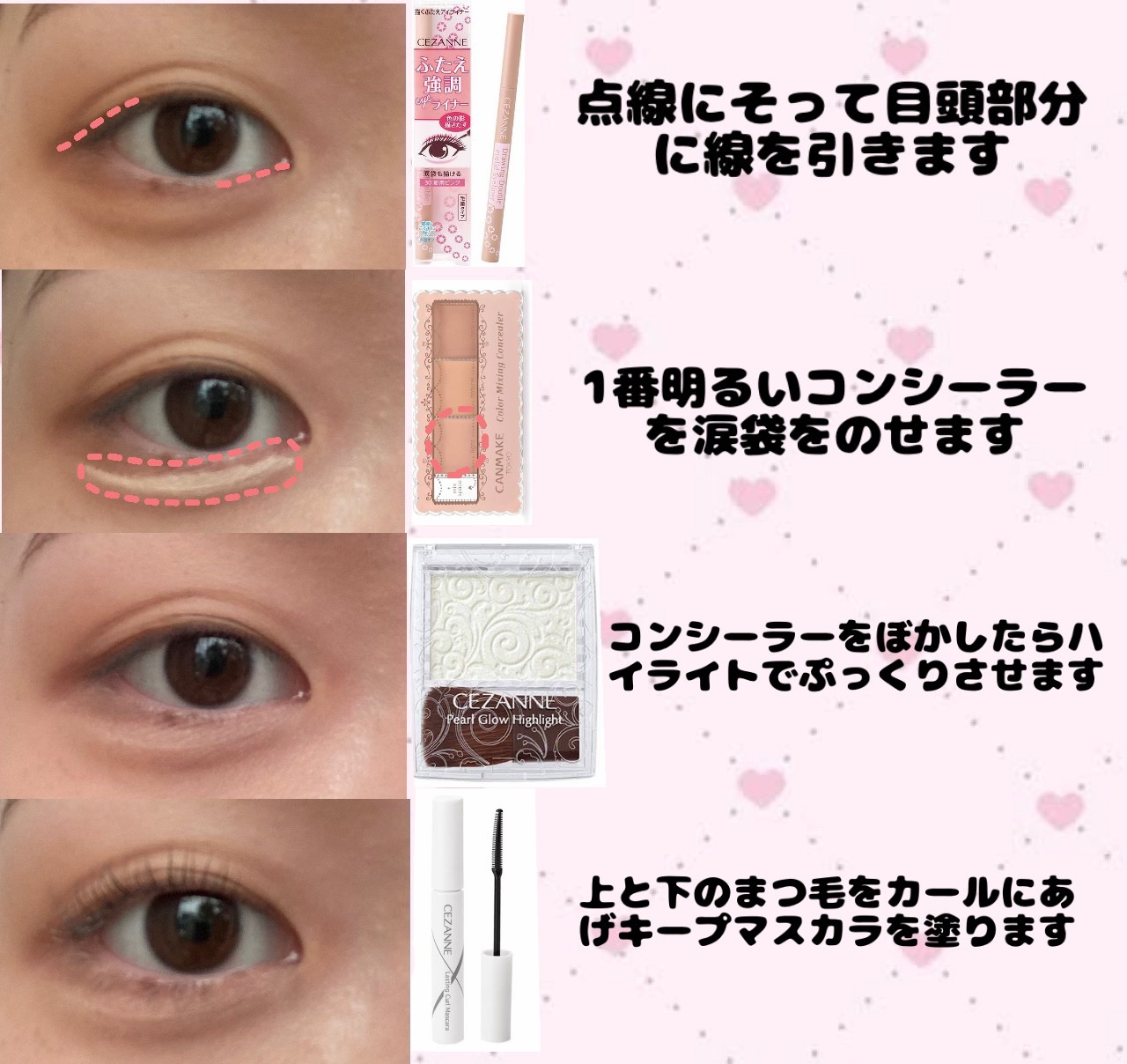 カラーミキシングコンシーラー/キャンメイク/パレットコンシーラーを使ったクチコミ（3枚目）