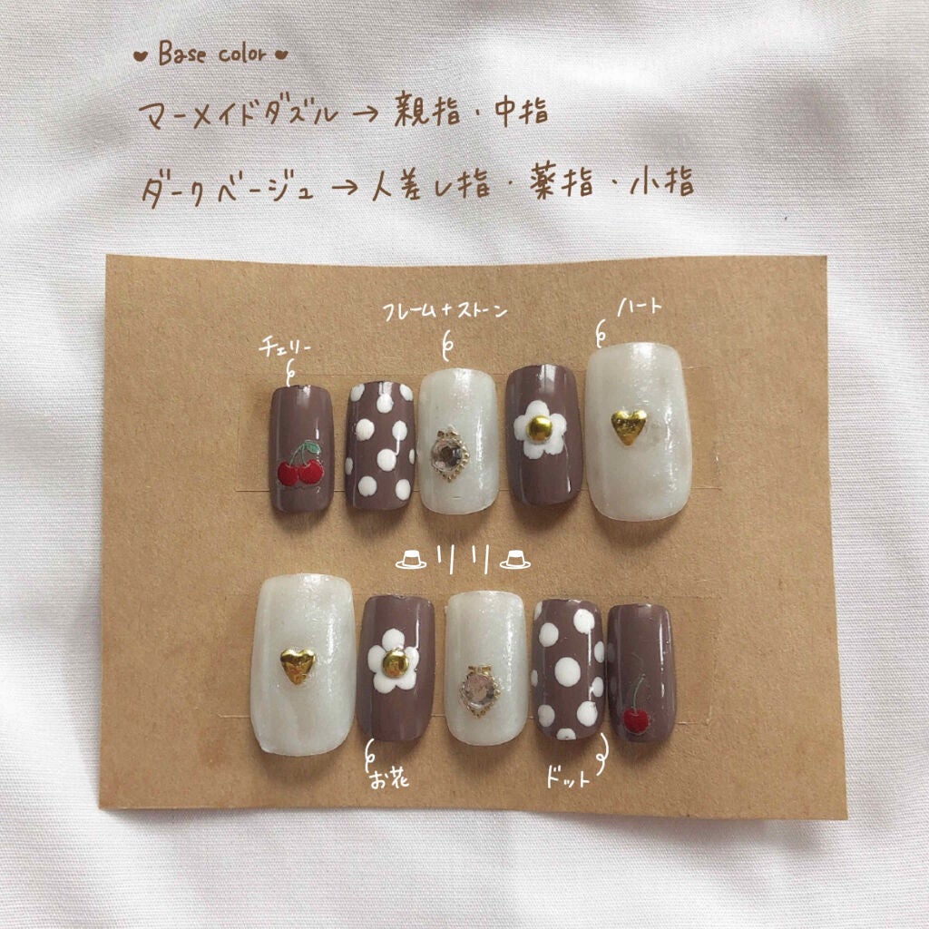 gene TOKYO ネイル/DAISO/マニキュアを使ったクチコミ(3枚目)