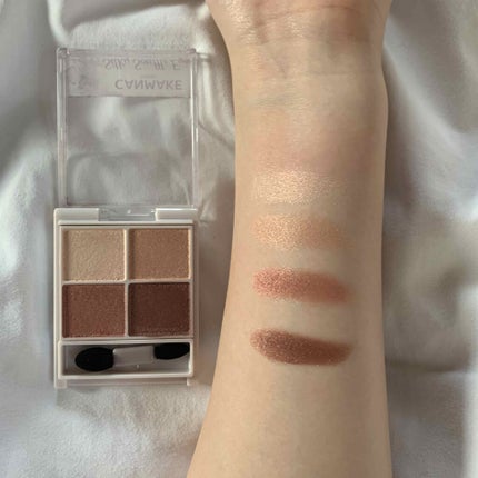 シルキースフレアイズ/キャンメイク/アイシャドウパレットを使ったクチコミ(2枚目)