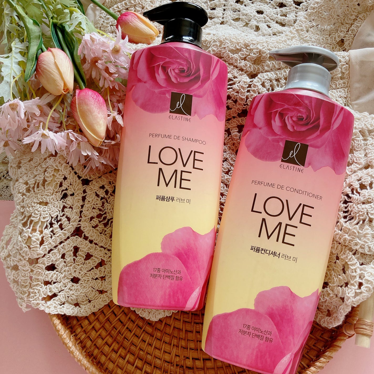 パフュームシャンプー&コンディショナー/エラスチン/シャンプー・コンディショナーを使ったクチコミ(1枚目)