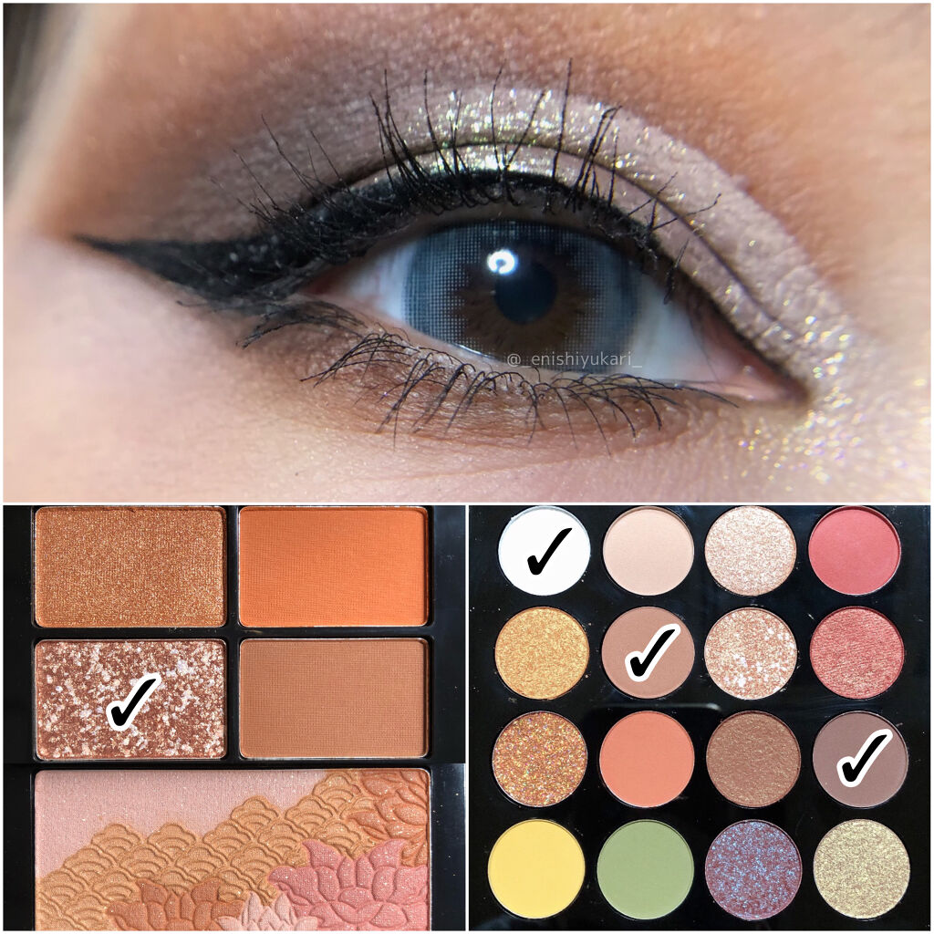 韶華似錦(錦鯉)/FLORTTE/アイシャドウパレットを使ったクチコミ（3枚目）