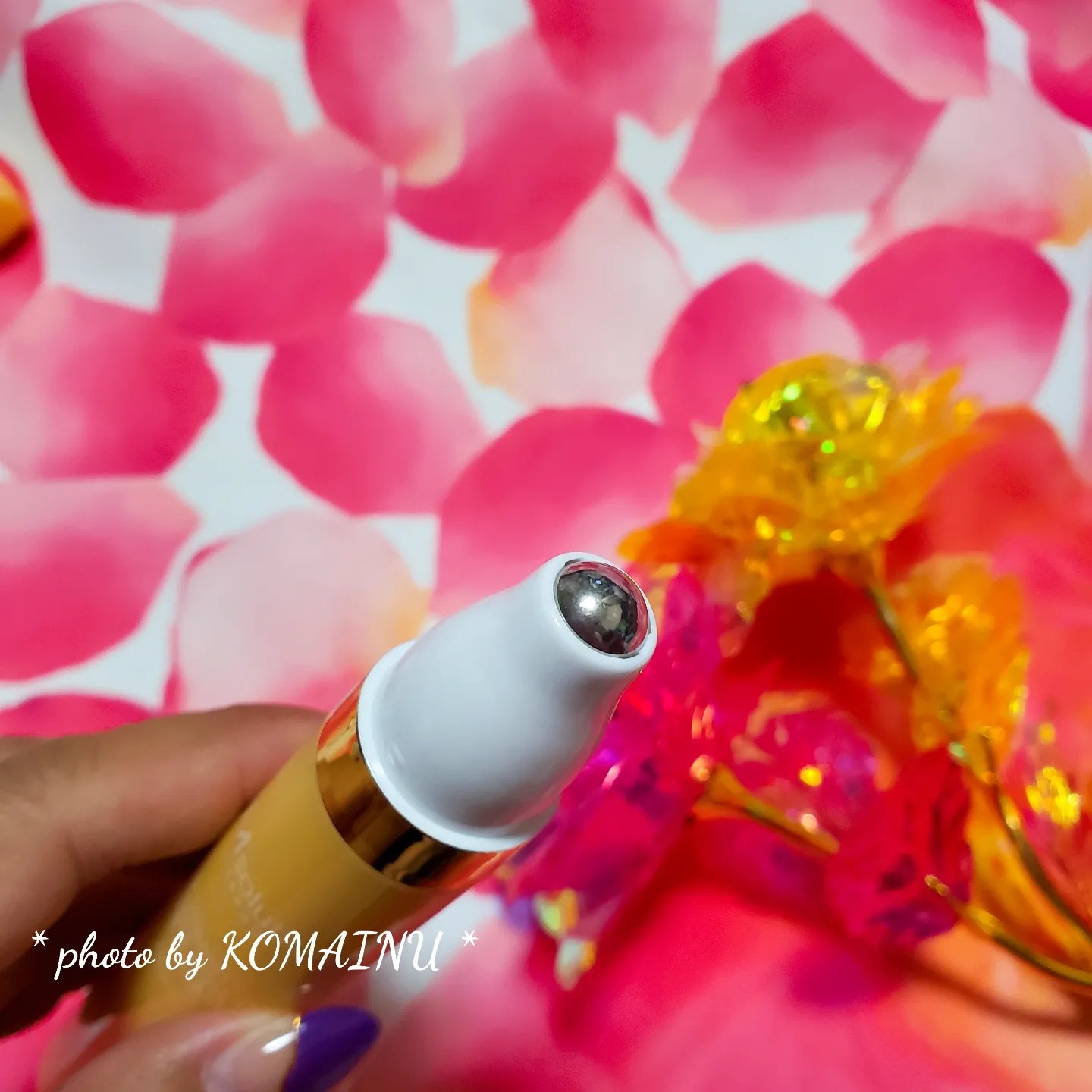 V9ビタミンアンプルロールオンアイクリームクリア/JMsolution/アイケア・アイクリームを使ったクチコミ（2枚目）