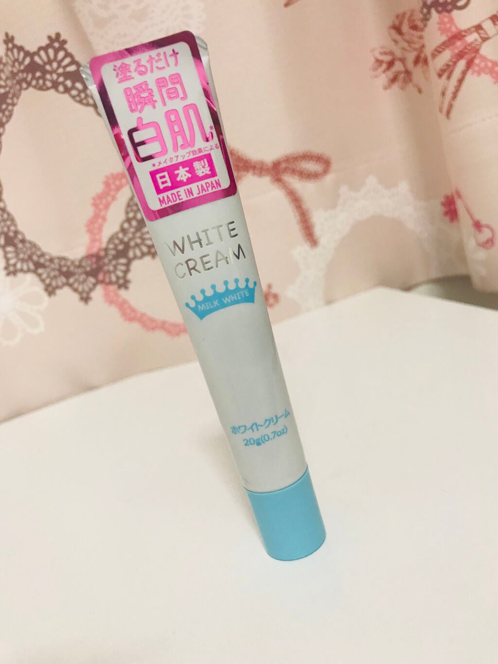 日本製ホワイトクリームD/DAISO/化粧下地を使ったクチコミ(1枚目)