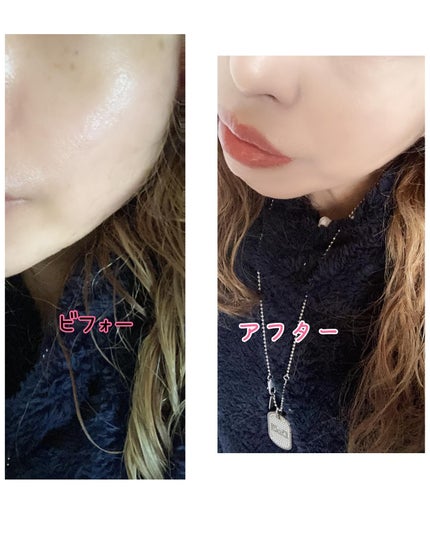 パンテノールバリアクッション/COSNORI/クッションファンデーションを使ったクチコミ(3枚目)