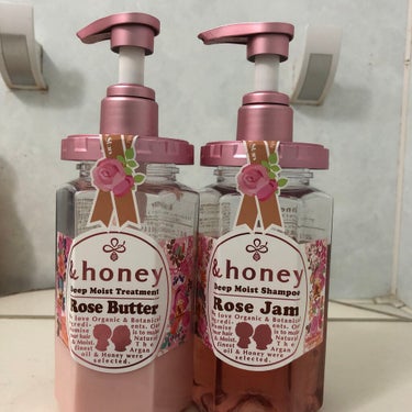 ディープモイスト 限定Rose Jam&Butter ペアセット/&honey/シャンプー・コンディショナーを使ったクチコミ（1枚目）