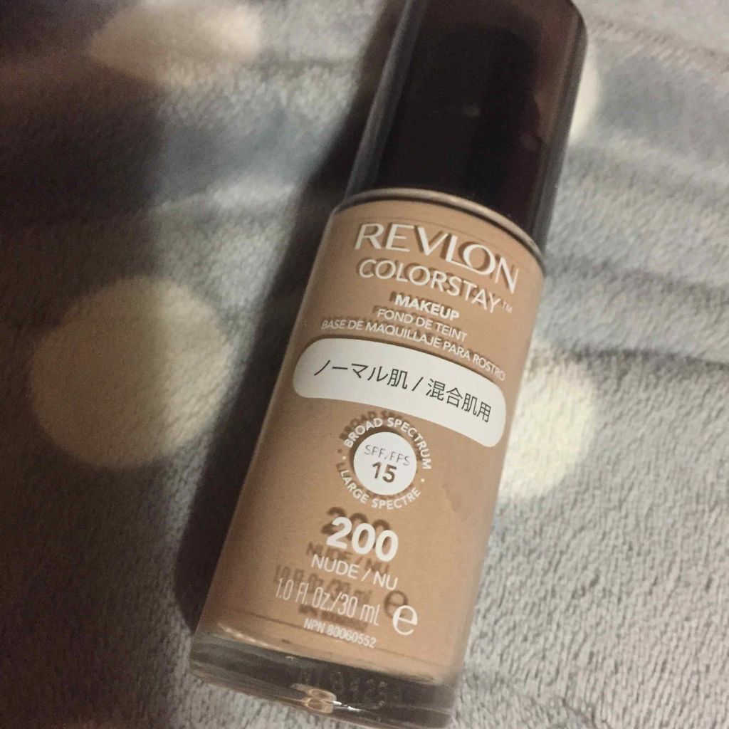 カラーステイ メイクアップ/REVLON/リキッドファンデーションを使ったクチコミ（1枚目）