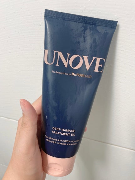 ディープダメージトリートメントEX/UNOVE/洗い流すヘアトリートメントを使ったクチコミ(1枚目)