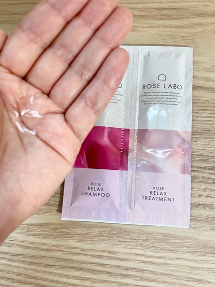 ローズリラックスシャンプー&トリートメント トライアル 1回分/ROSE LABO/市販シャンプーを使ったクチコミ(2枚目)
