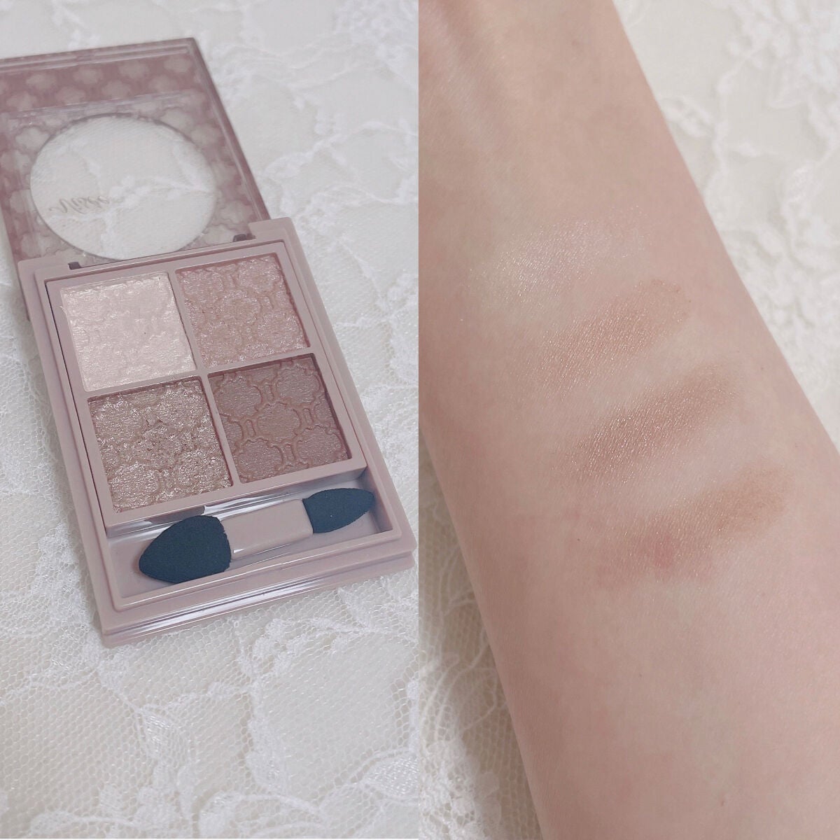 グロッシーリッチ アイズ N/Visée/アイシャドウパレットを使ったクチコミ(2枚目)