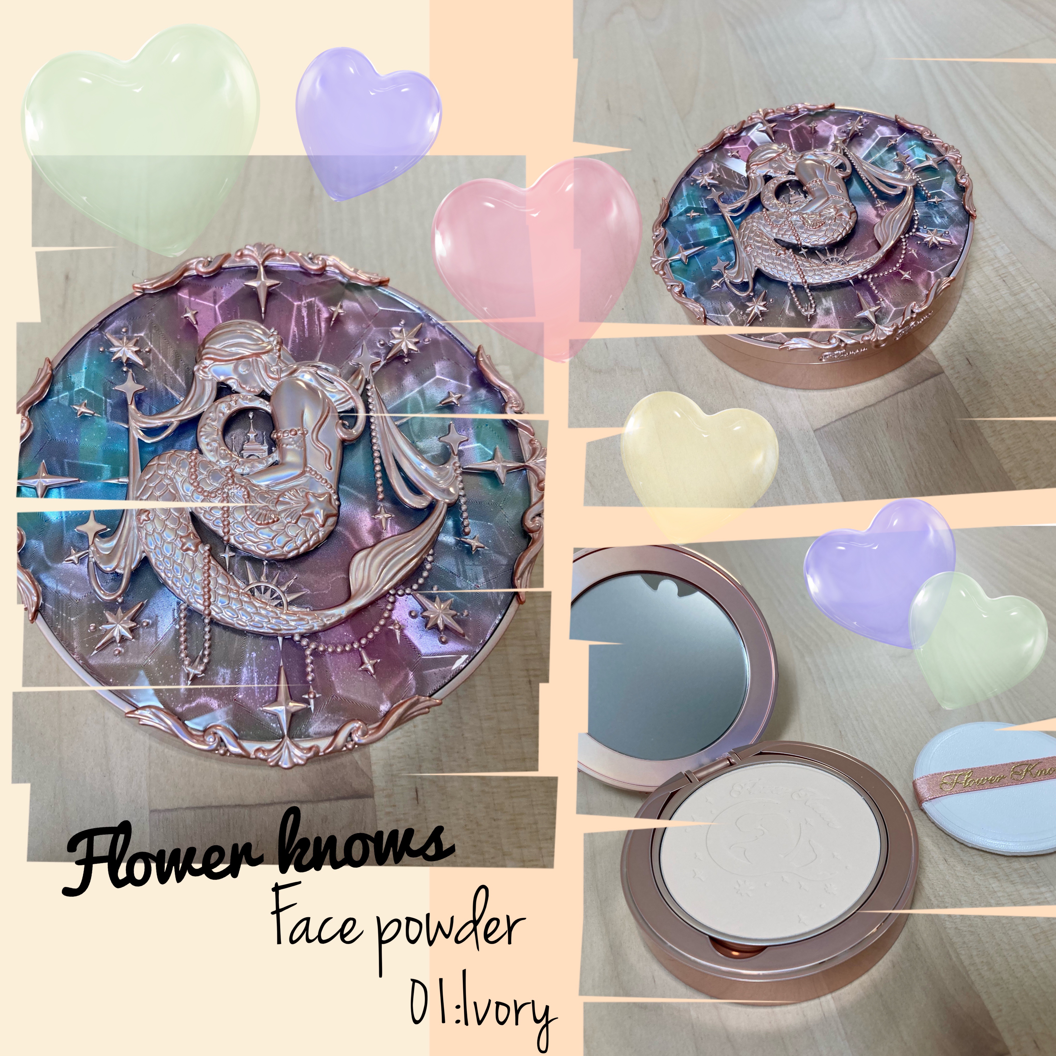 月光人魚シリーズセッティングパウダー/FlowerKnows/プレストパウダーを使ったクチコミ（1枚目）