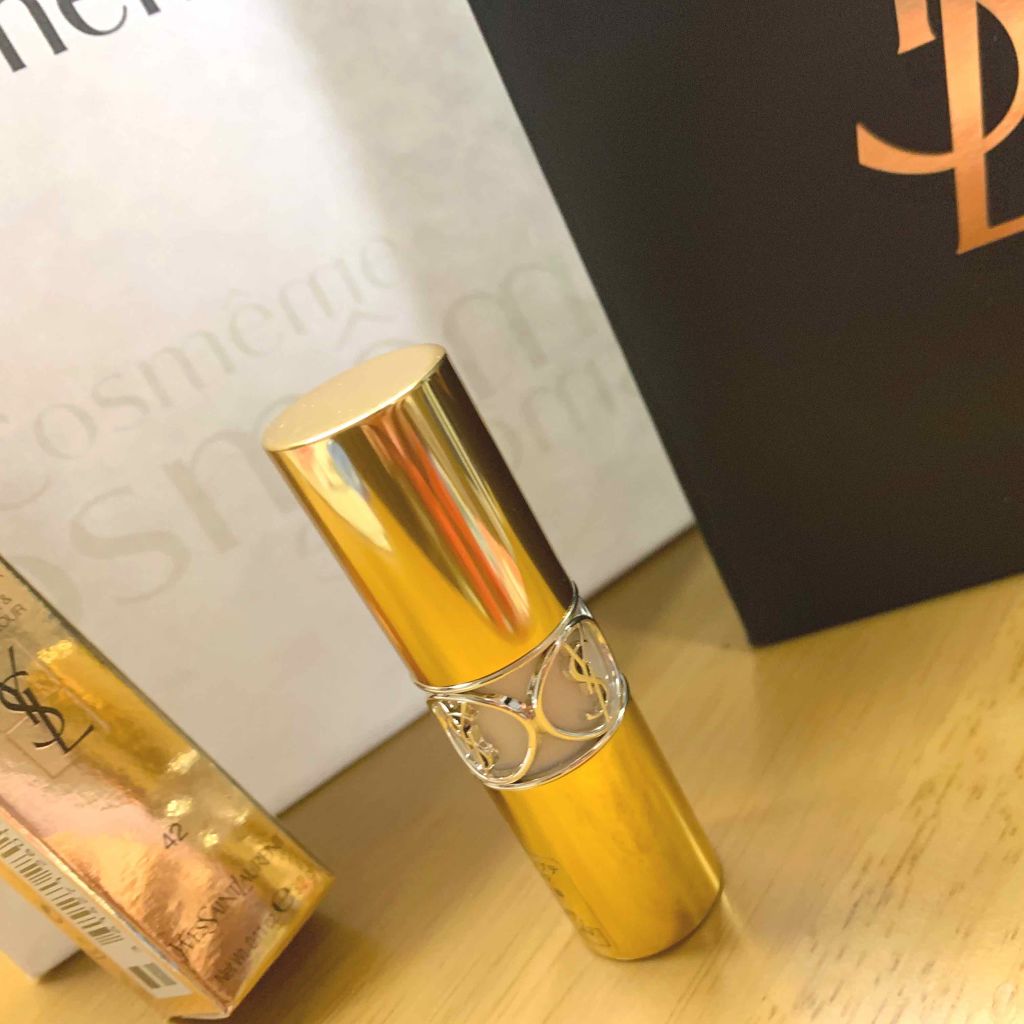 ルージュ ヴォリュプテ シャイン/YVES SAINT LAURENT BEAUTE/口紅を使ったクチコミ(1枚目)