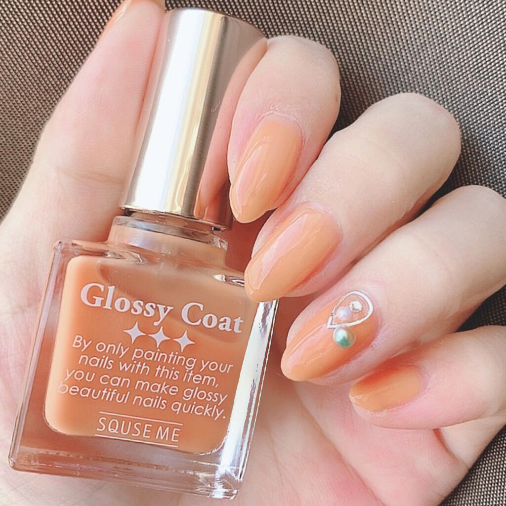 グロッシーコート/スキューズミー/オールインワンネイルを使ったクチコミ（2枚目）