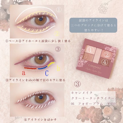 クリーミータッチライナー/キャンメイク/ジェルアイライナーを使ったクチコミ(2枚目)