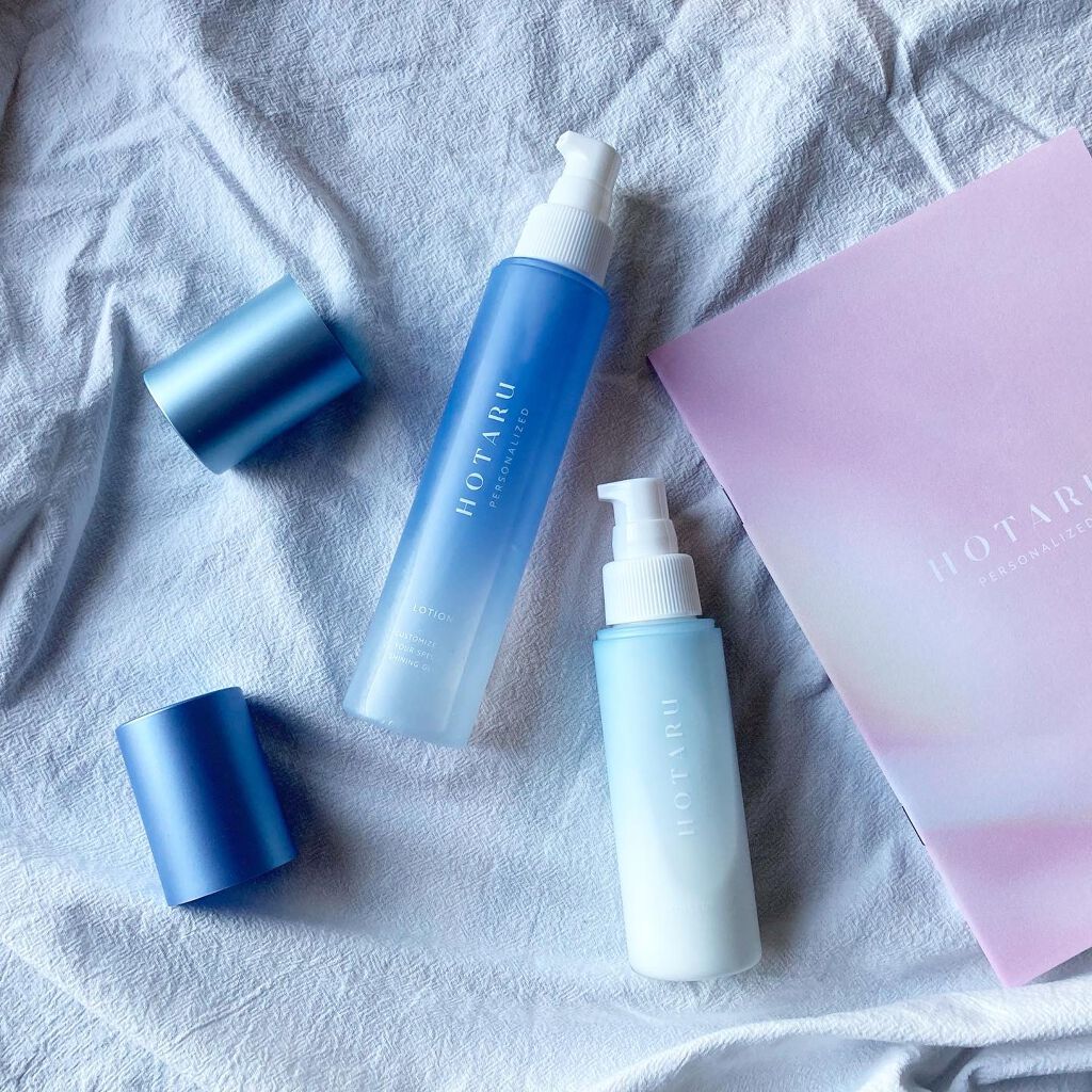  HOTARU PERSONALIZED LOTION／MOISTURIZER /HOTARU PERSONALIZED/スキンケアキットを使ったクチコミ（1枚目）