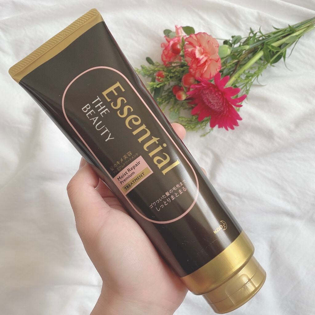 THE BEAUTY 髪のキメ美容プレミアムトリートメント<モイストリペアプレミアム>/エッセンシャル/洗い流すヘアトリートメントを使ったクチコミ(1枚目)