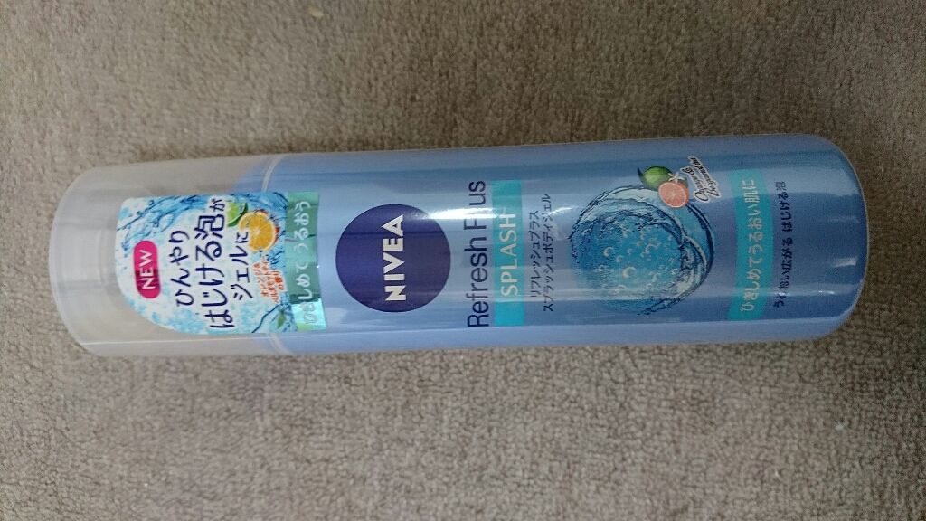 ニベア リフレッシュプラス スプラッシュボディジェル/ニベア/ボディローションを使ったクチコミ（1枚目）