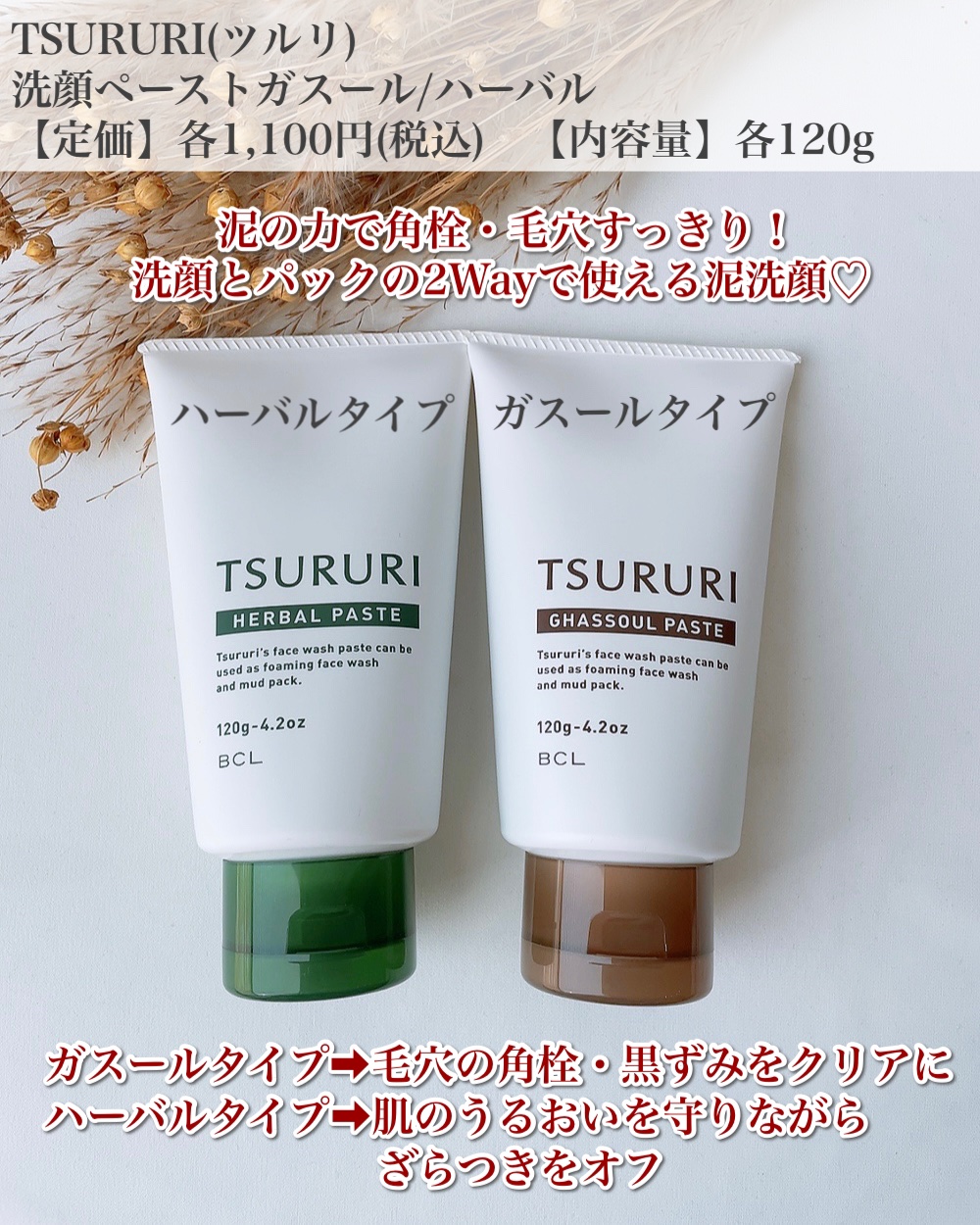 洗顔ペースト ガスール/ツルリ/洗顔フォームを使ったクチコミ（2枚目）