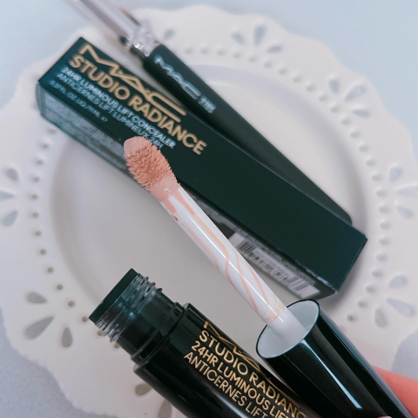 #270S ミニ ラウンド スラント ブラシ/M・A・C/メイクブラシを使ったクチコミ（3枚目）