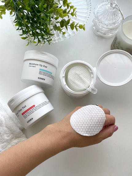 ワンステップモイスチャーアップパッド/COSRX/トナーパッドを使ったクチコミ(4枚目)