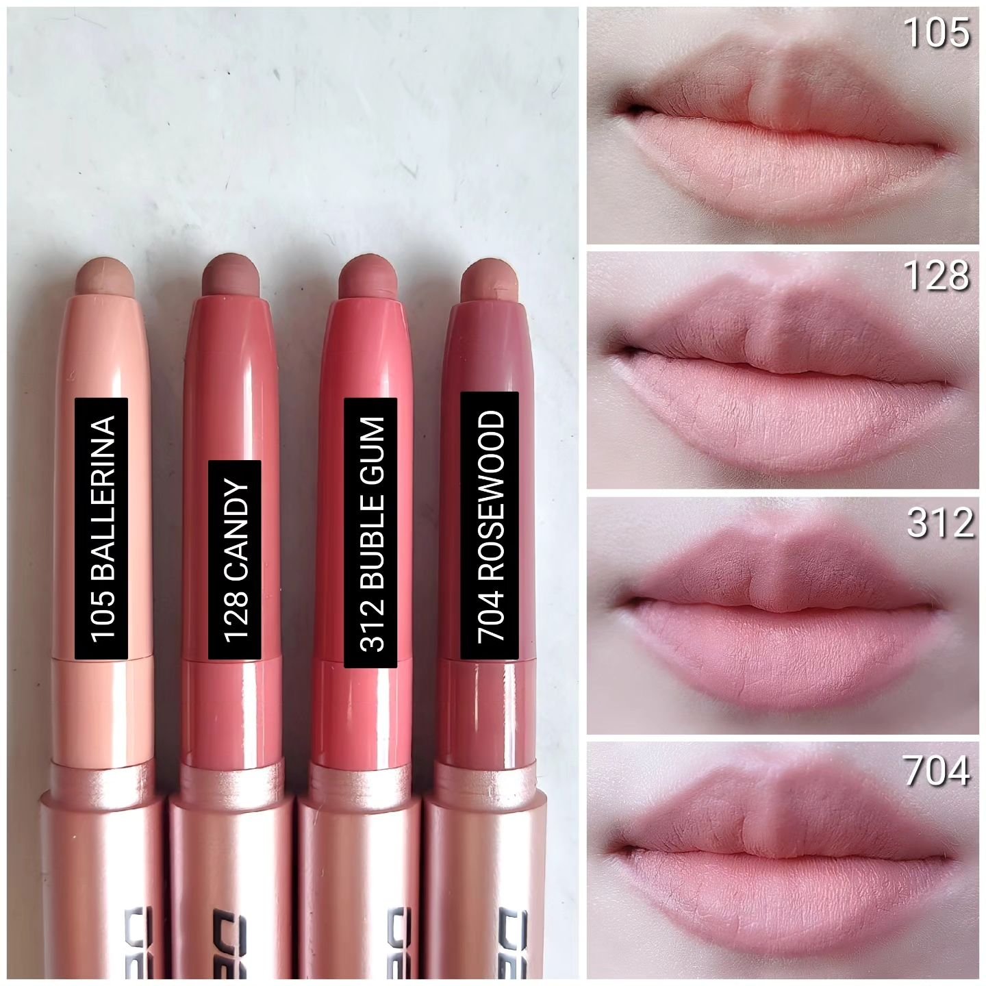 オールマイシングス トゥルービューティー デザイニング リップペンシル/all my things/リップライナーを使ったクチコミ（3枚目）