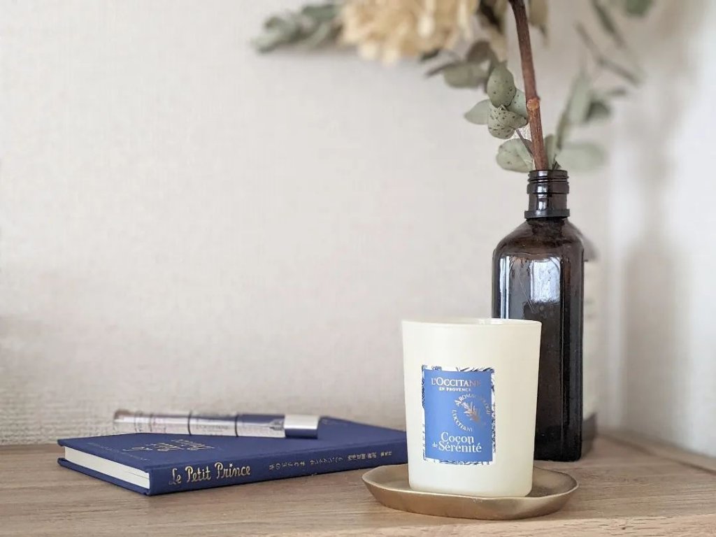 プロヴァンスアロマ センティッドキャンドル(リラクシング) 140g / L