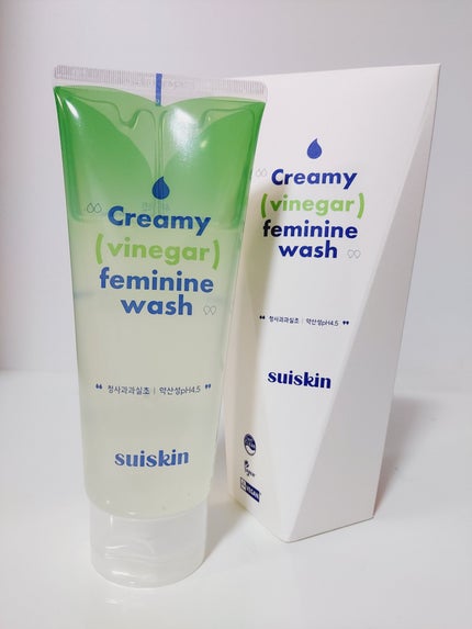 クリーミービネガーフェミニンウォッシュ/suiskin/ボディソープを使ったクチコミ(4枚目)